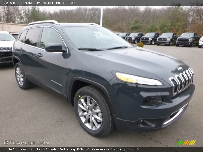 Rhino / Black 2018 Jeep Cherokee Limited 4x4