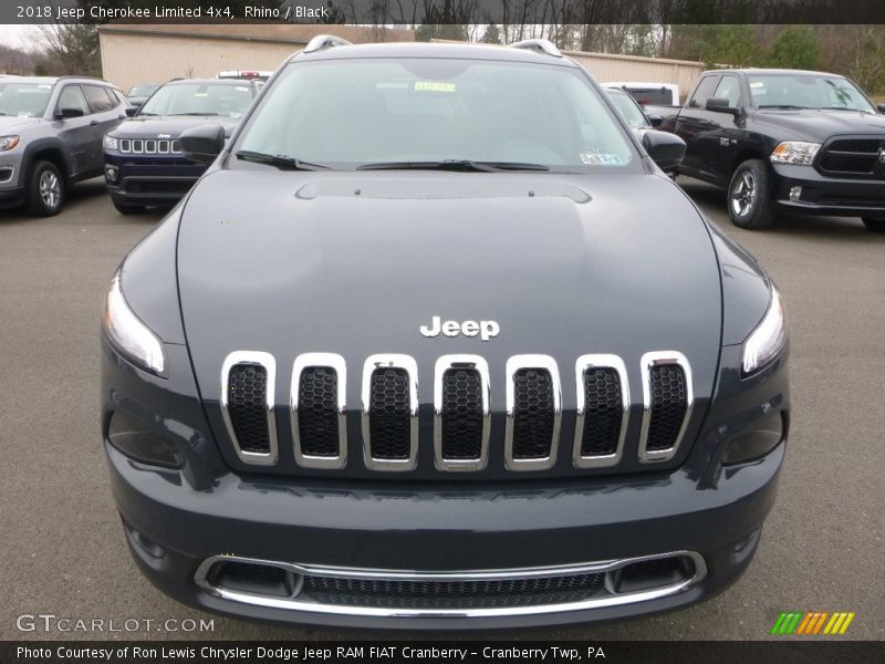 Rhino / Black 2018 Jeep Cherokee Limited 4x4