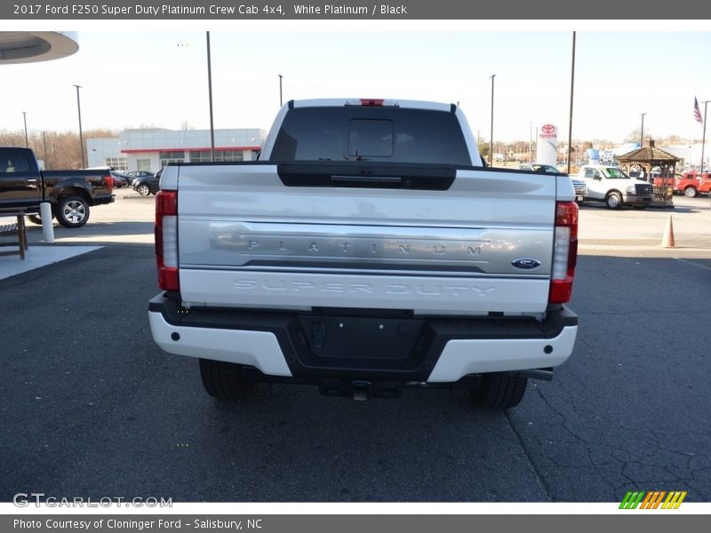 White Platinum / Black 2017 Ford F250 Super Duty Platinum Crew Cab 4x4