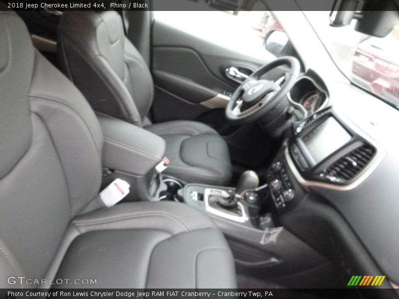 Rhino / Black 2018 Jeep Cherokee Limited 4x4