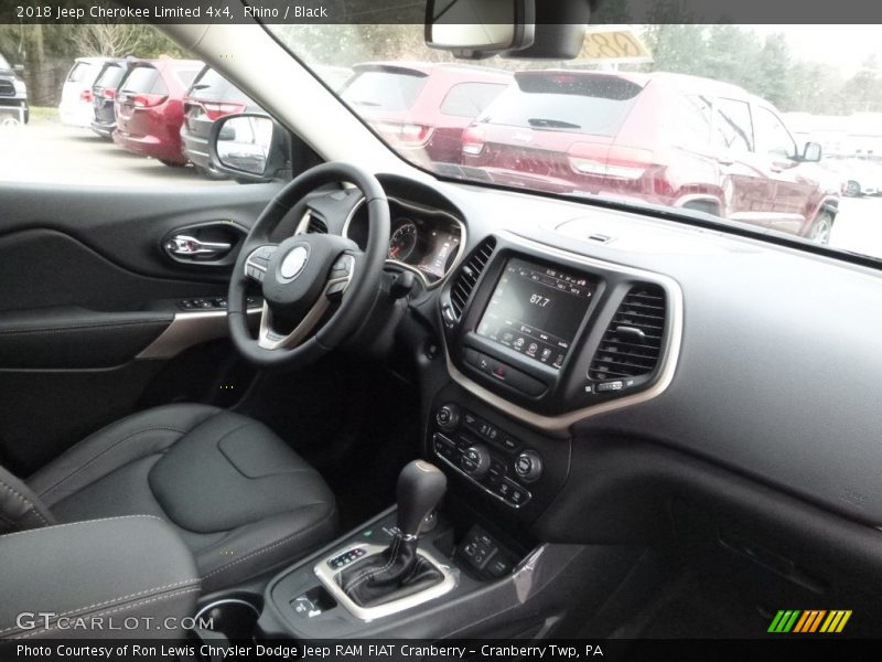 Rhino / Black 2018 Jeep Cherokee Limited 4x4