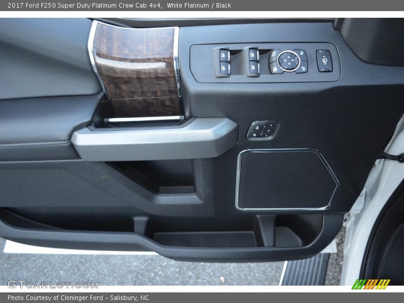 White Platinum / Black 2017 Ford F250 Super Duty Platinum Crew Cab 4x4