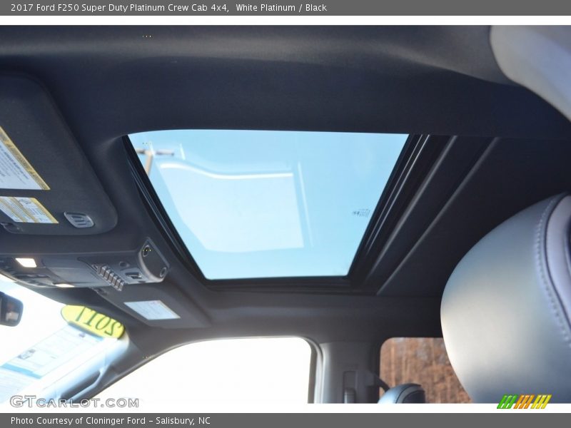White Platinum / Black 2017 Ford F250 Super Duty Platinum Crew Cab 4x4