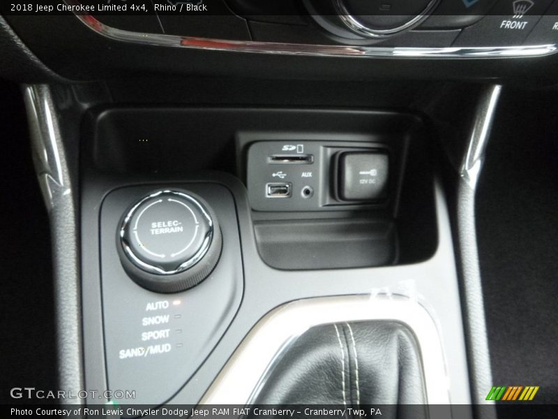 Rhino / Black 2018 Jeep Cherokee Limited 4x4