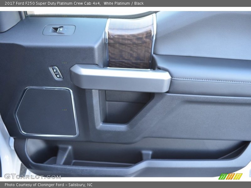 White Platinum / Black 2017 Ford F250 Super Duty Platinum Crew Cab 4x4
