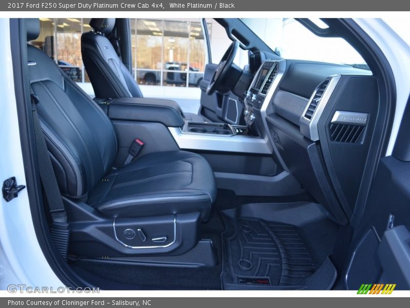 White Platinum / Black 2017 Ford F250 Super Duty Platinum Crew Cab 4x4