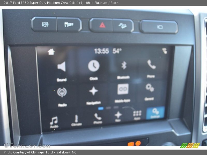 White Platinum / Black 2017 Ford F250 Super Duty Platinum Crew Cab 4x4