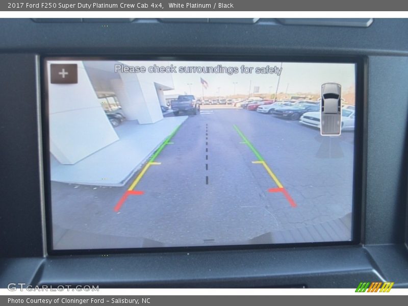 White Platinum / Black 2017 Ford F250 Super Duty Platinum Crew Cab 4x4