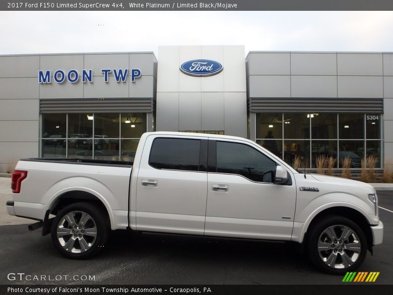 White Platinum / Limited Black/Mojave 2017 Ford F150 Limited SuperCrew 4x4