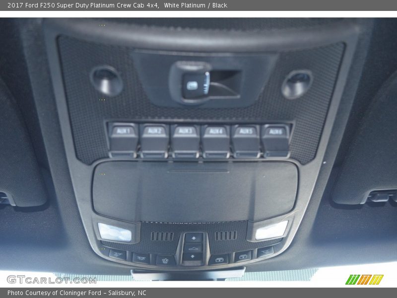 White Platinum / Black 2017 Ford F250 Super Duty Platinum Crew Cab 4x4