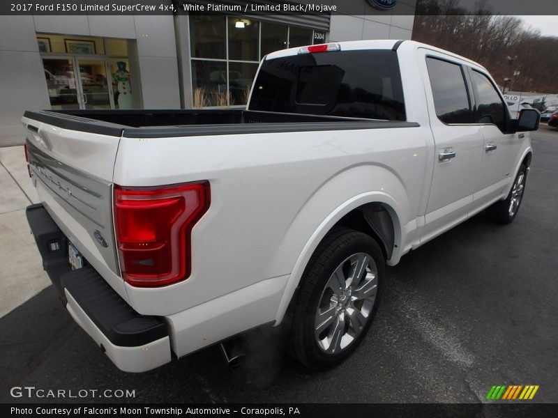 White Platinum / Limited Black/Mojave 2017 Ford F150 Limited SuperCrew 4x4