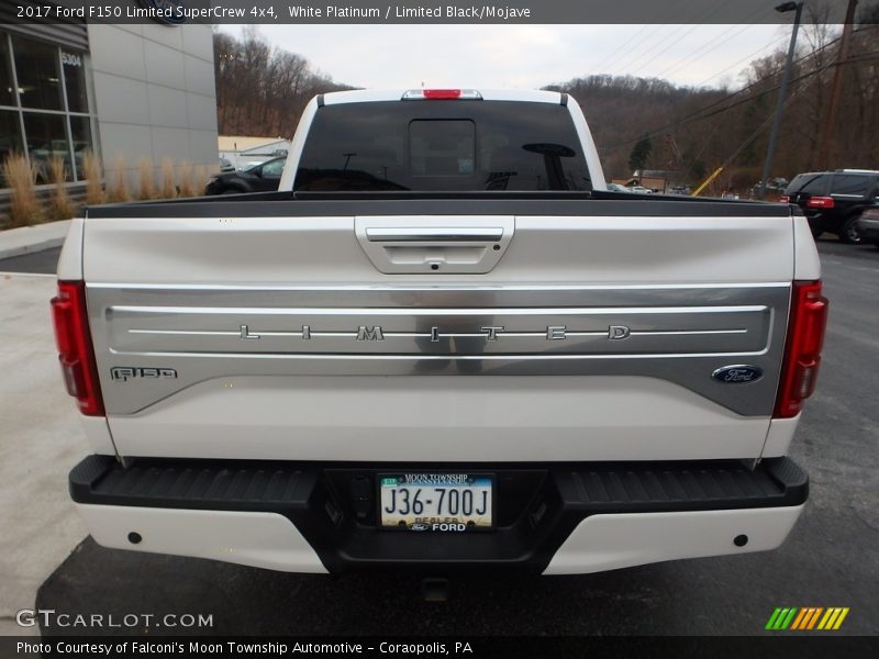 White Platinum / Limited Black/Mojave 2017 Ford F150 Limited SuperCrew 4x4