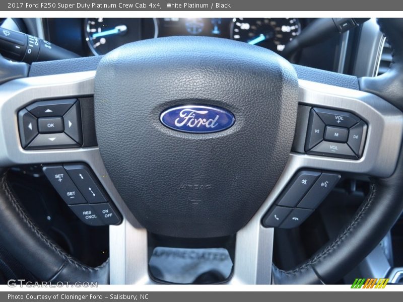 White Platinum / Black 2017 Ford F250 Super Duty Platinum Crew Cab 4x4