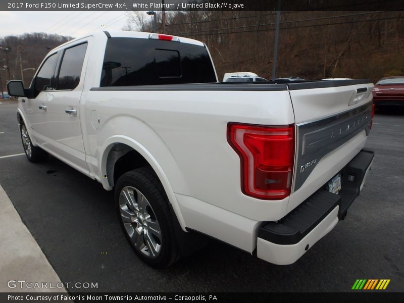 White Platinum / Limited Black/Mojave 2017 Ford F150 Limited SuperCrew 4x4