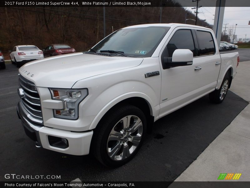 White Platinum / Limited Black/Mojave 2017 Ford F150 Limited SuperCrew 4x4