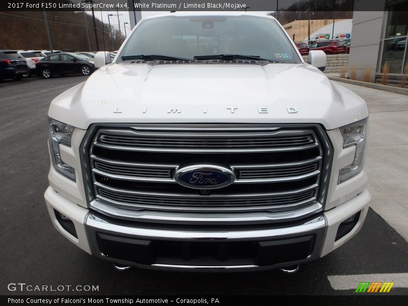 White Platinum / Limited Black/Mojave 2017 Ford F150 Limited SuperCrew 4x4