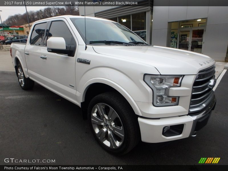 White Platinum / Limited Black/Mojave 2017 Ford F150 Limited SuperCrew 4x4