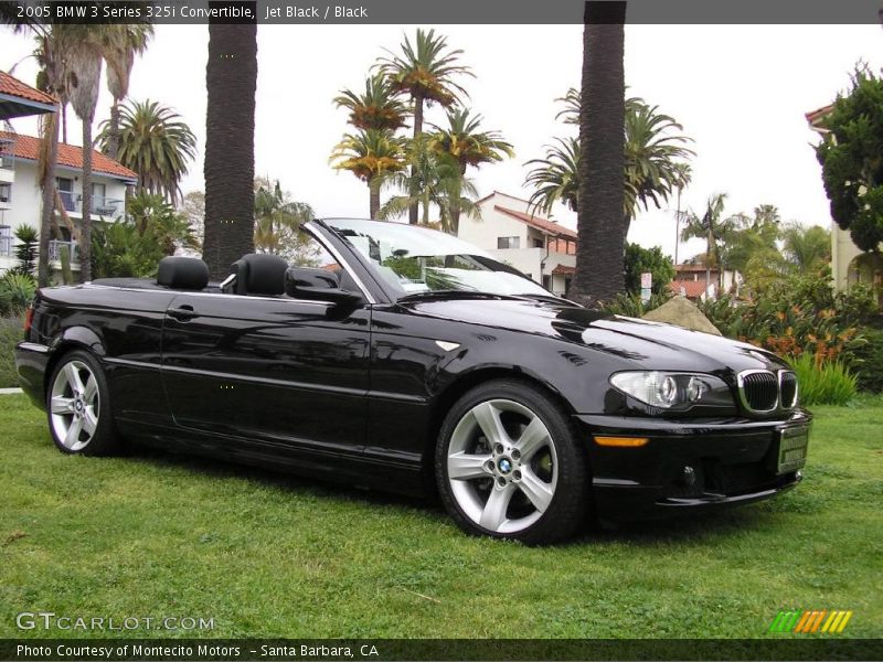 Jet Black / Black 2005 BMW 3 Series 325i Convertible