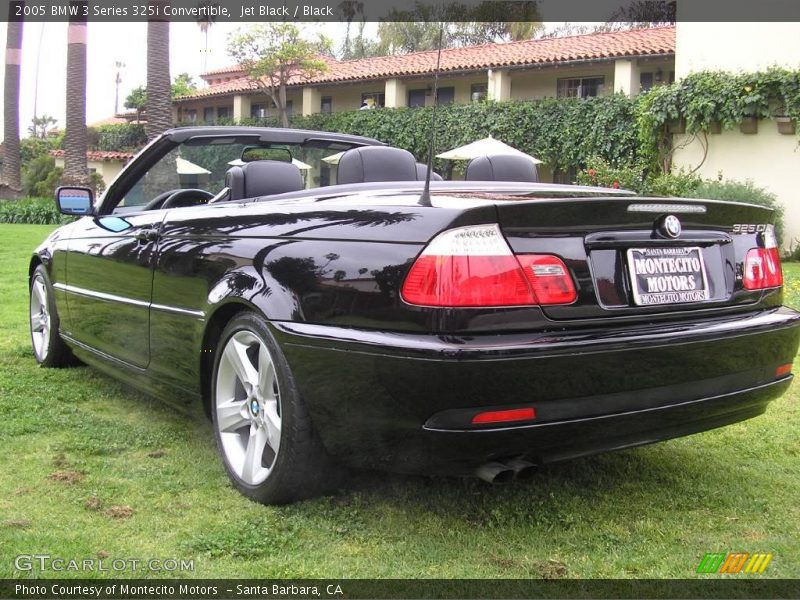 Jet Black / Black 2005 BMW 3 Series 325i Convertible