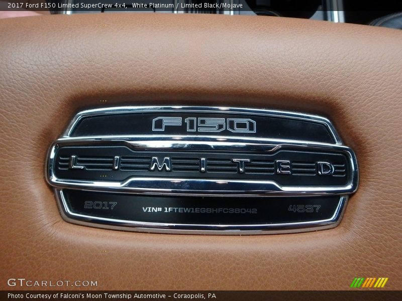 White Platinum / Limited Black/Mojave 2017 Ford F150 Limited SuperCrew 4x4