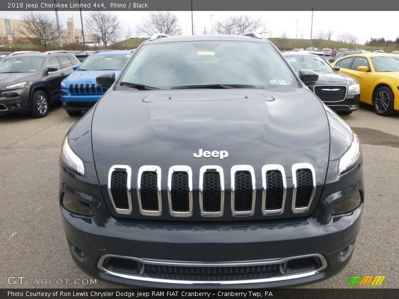 Rhino / Black 2018 Jeep Cherokee Limited 4x4