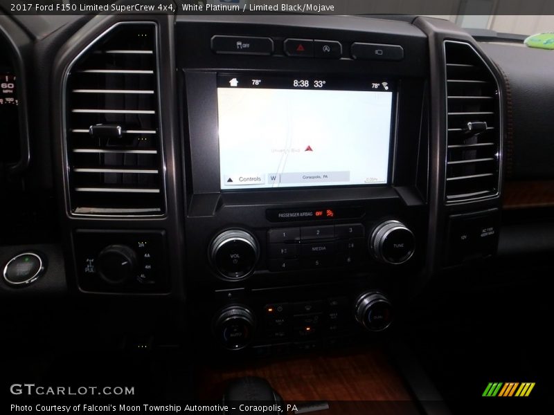 White Platinum / Limited Black/Mojave 2017 Ford F150 Limited SuperCrew 4x4