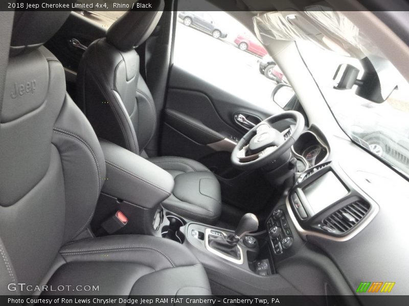 Rhino / Black 2018 Jeep Cherokee Limited 4x4