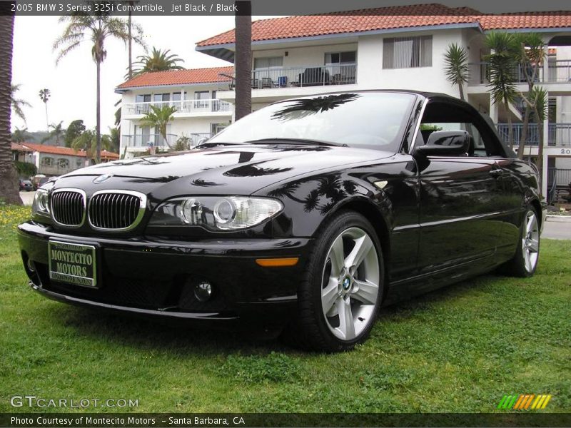 Jet Black / Black 2005 BMW 3 Series 325i Convertible