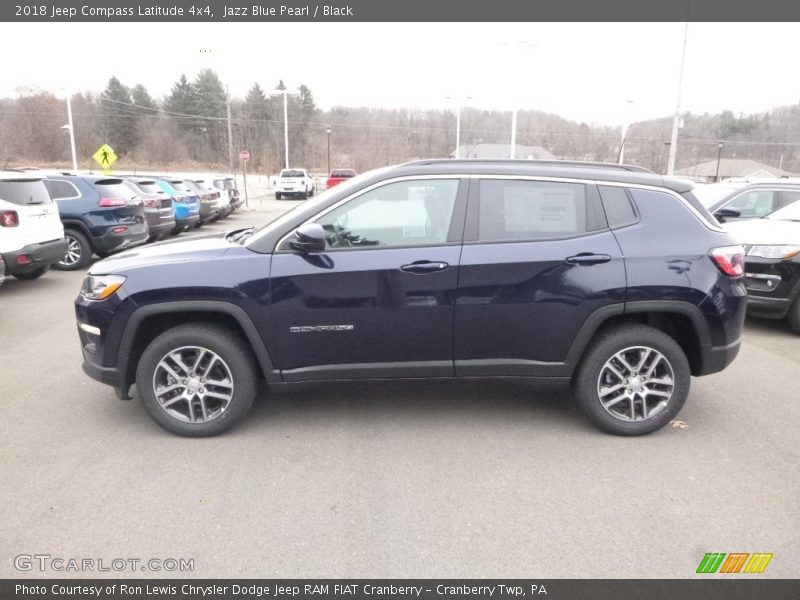 Jazz Blue Pearl / Black 2018 Jeep Compass Latitude 4x4