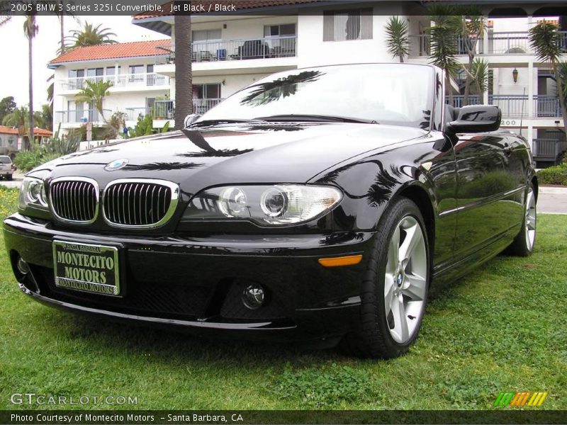 Jet Black / Black 2005 BMW 3 Series 325i Convertible