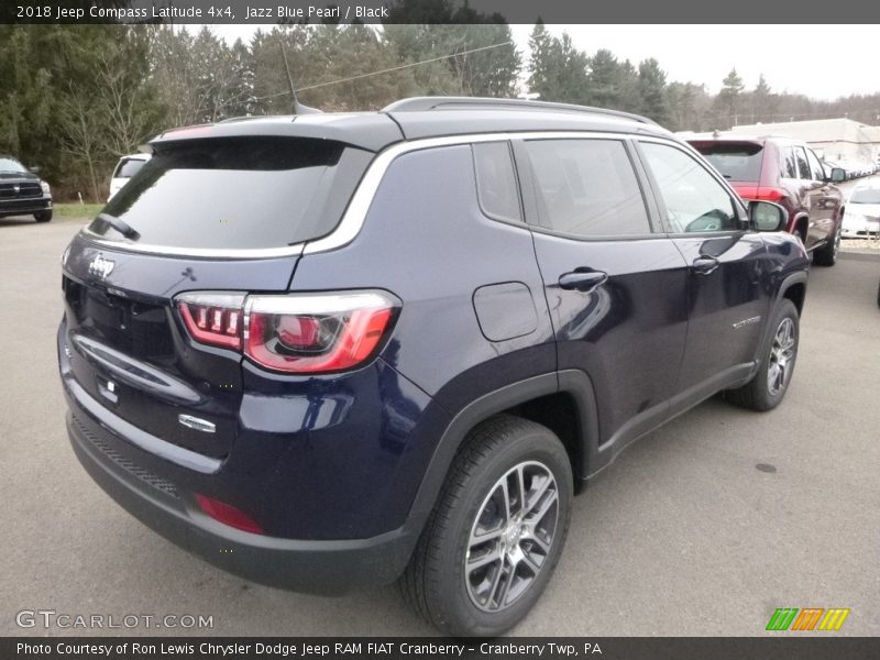 Jazz Blue Pearl / Black 2018 Jeep Compass Latitude 4x4