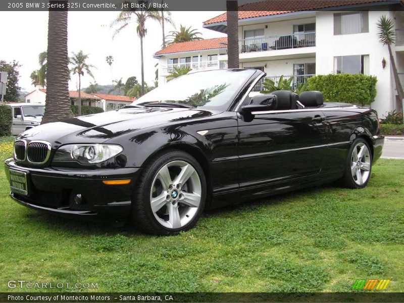 Jet Black / Black 2005 BMW 3 Series 325i Convertible