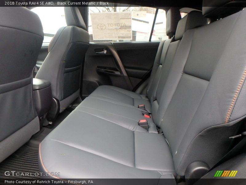 Rear Seat of 2018 RAV4 SE AWD