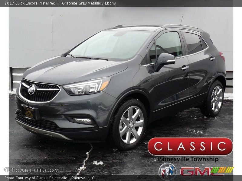 Graphite Gray Metallic / Ebony 2017 Buick Encore Preferred II