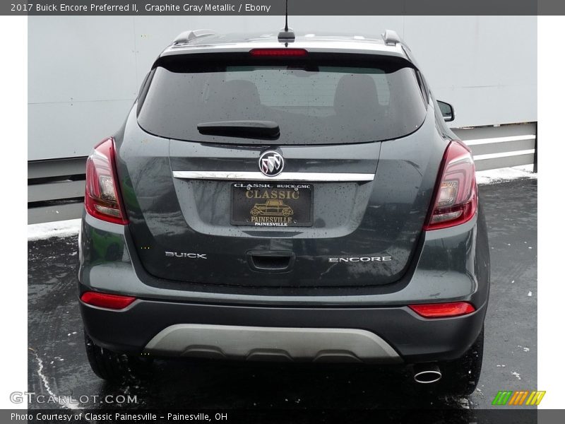 Graphite Gray Metallic / Ebony 2017 Buick Encore Preferred II