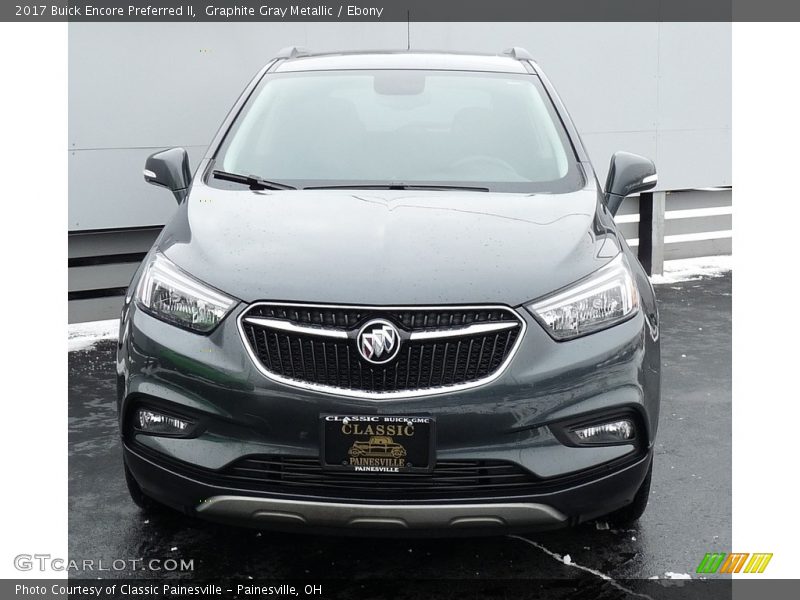 Graphite Gray Metallic / Ebony 2017 Buick Encore Preferred II