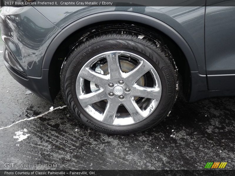 Graphite Gray Metallic / Ebony 2017 Buick Encore Preferred II