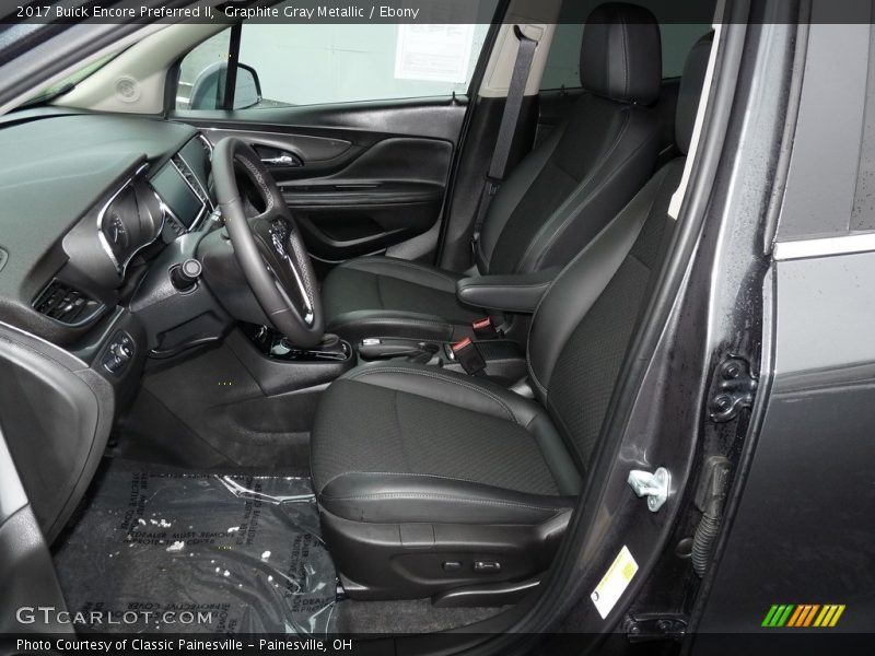 Graphite Gray Metallic / Ebony 2017 Buick Encore Preferred II