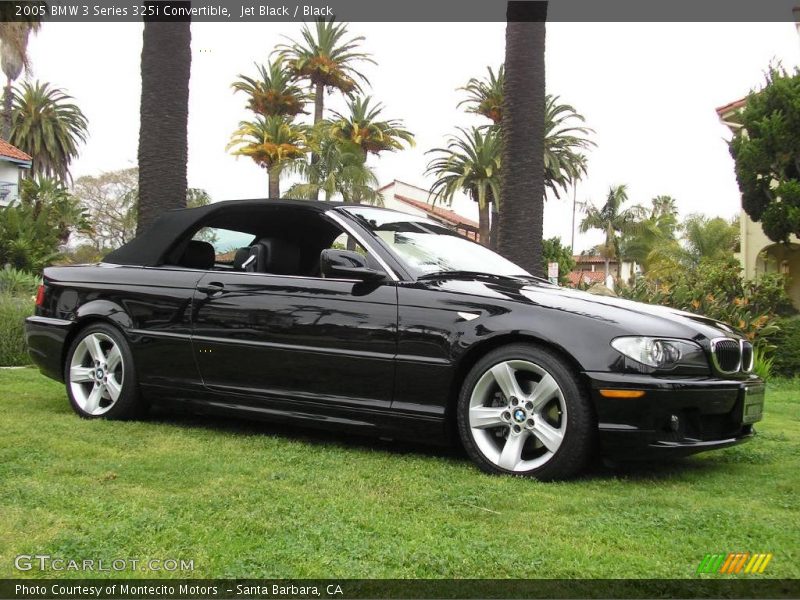 Jet Black / Black 2005 BMW 3 Series 325i Convertible