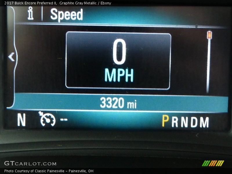 Graphite Gray Metallic / Ebony 2017 Buick Encore Preferred II