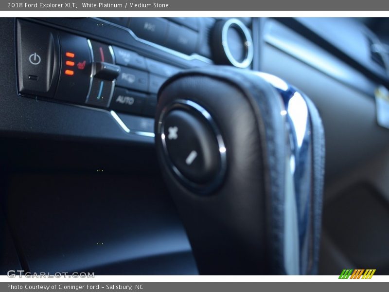 White Platinum / Medium Stone 2018 Ford Explorer XLT