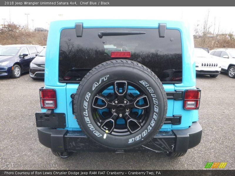Chief Blue / Black 2018 Jeep Wrangler Unlimited Sahara 4x4