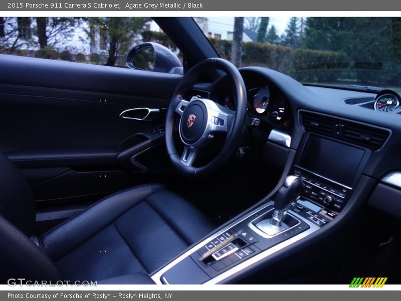 Agate Grey Metallic / Black 2015 Porsche 911 Carrera S Cabriolet