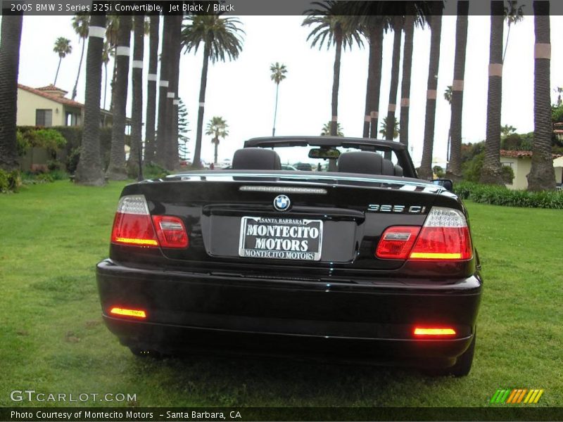 Jet Black / Black 2005 BMW 3 Series 325i Convertible