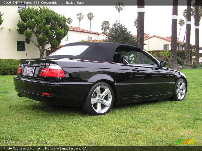 Jet Black / Black 2005 BMW 3 Series 325i Convertible