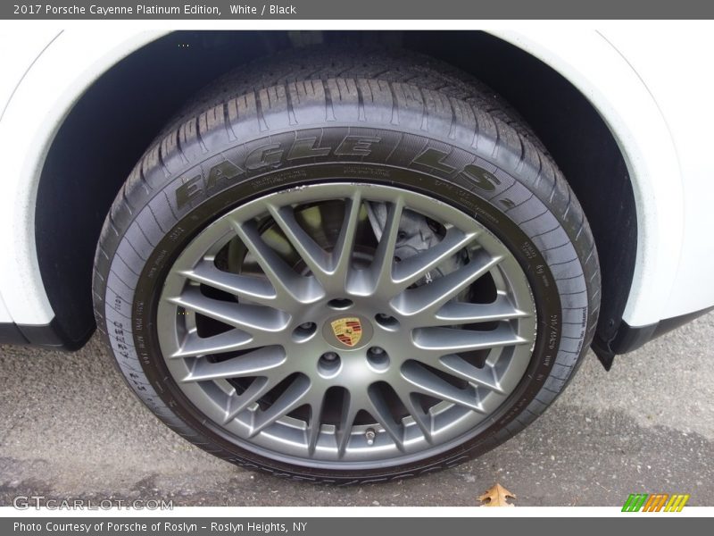 White / Black 2017 Porsche Cayenne Platinum Edition