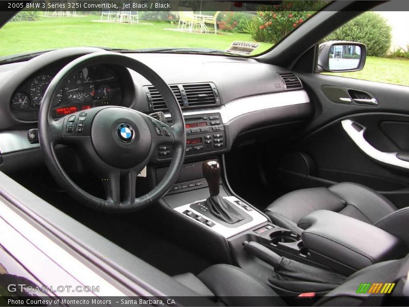 Jet Black / Black 2005 BMW 3 Series 325i Convertible