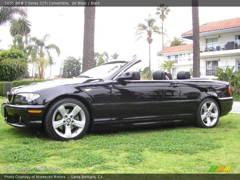 Jet Black / Black 2005 BMW 3 Series 325i Convertible