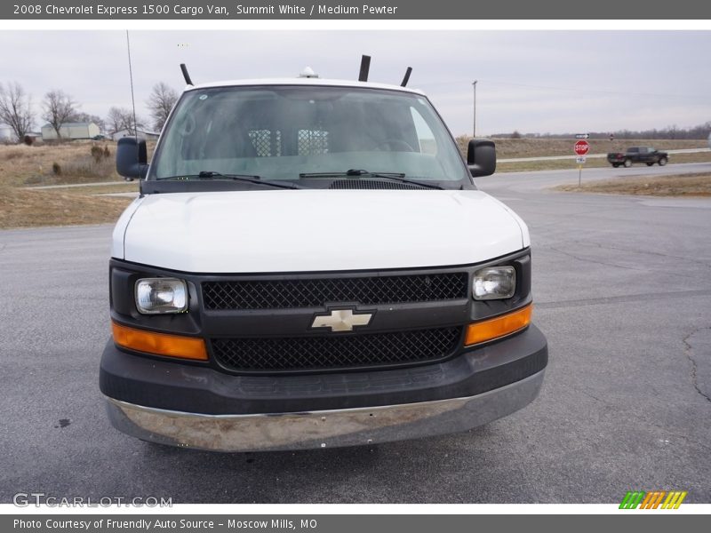 Summit White / Medium Pewter 2008 Chevrolet Express 1500 Cargo Van