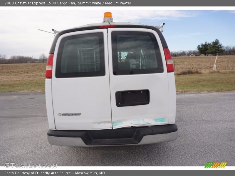 Summit White / Medium Pewter 2008 Chevrolet Express 1500 Cargo Van